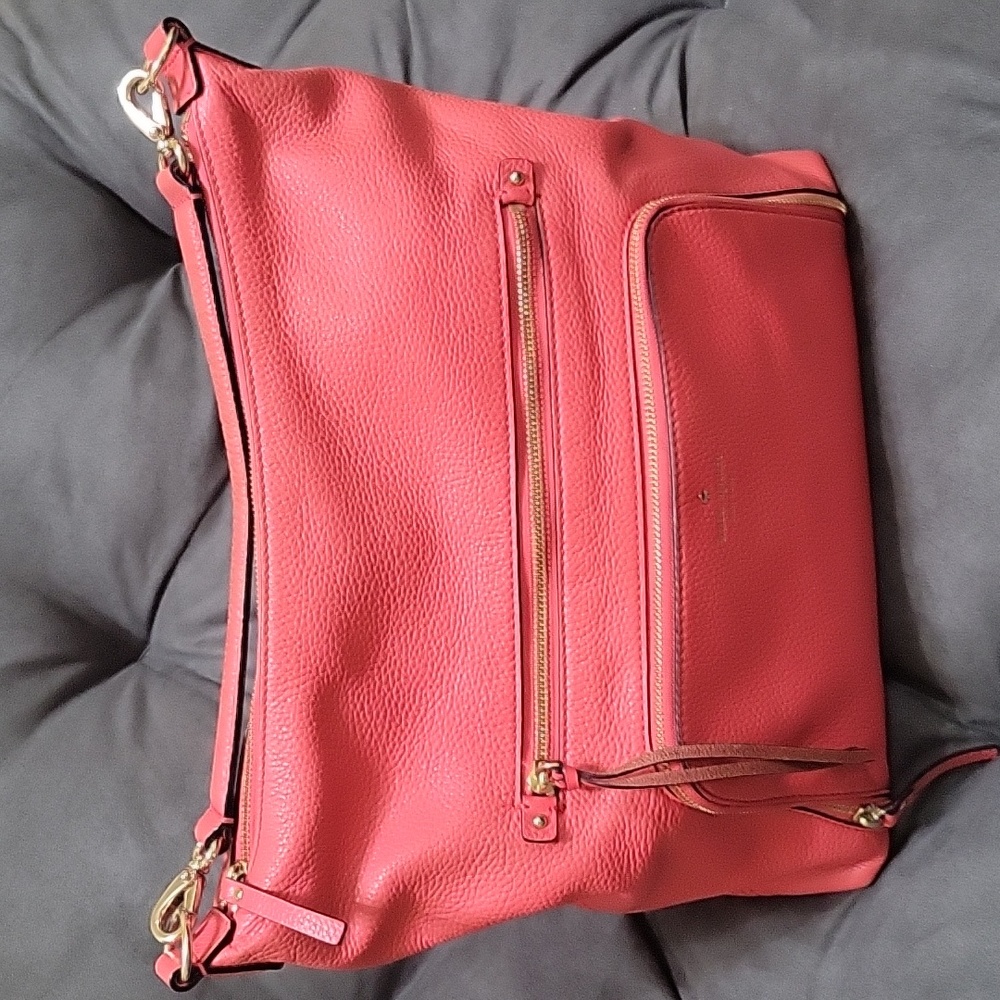 Coral Kate Spade handbag